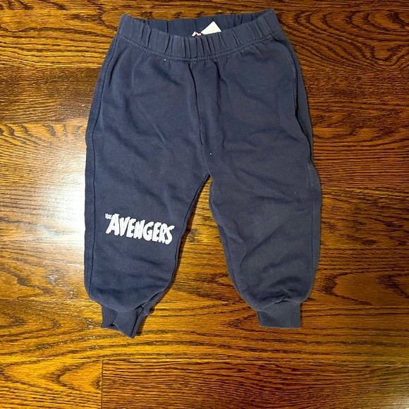 Zara boys size 3-4 navy avengers joggers - Picture 1 of 2